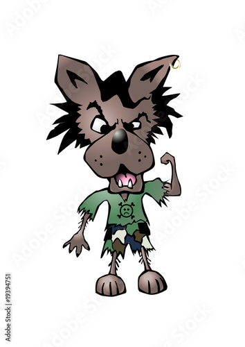 funny wolf