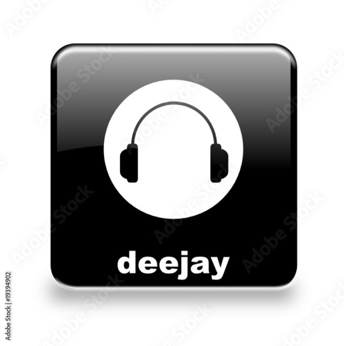 Button Deejay black