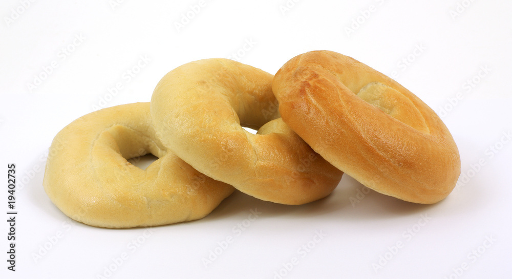 Three bagels Three bagels