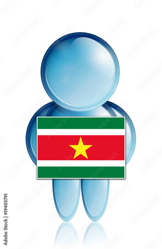 Obraz premium bonc_FlagSuriname