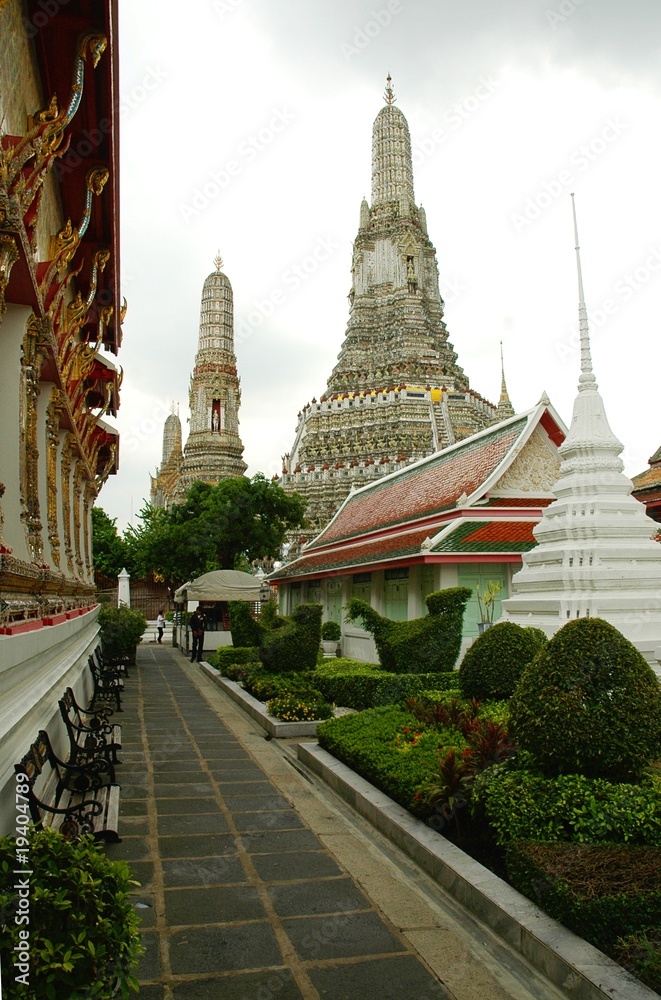 Fototapeta premium Buddhism Old temple in Thailand