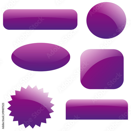 boutons colorés