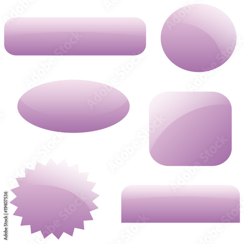 boutons colorés