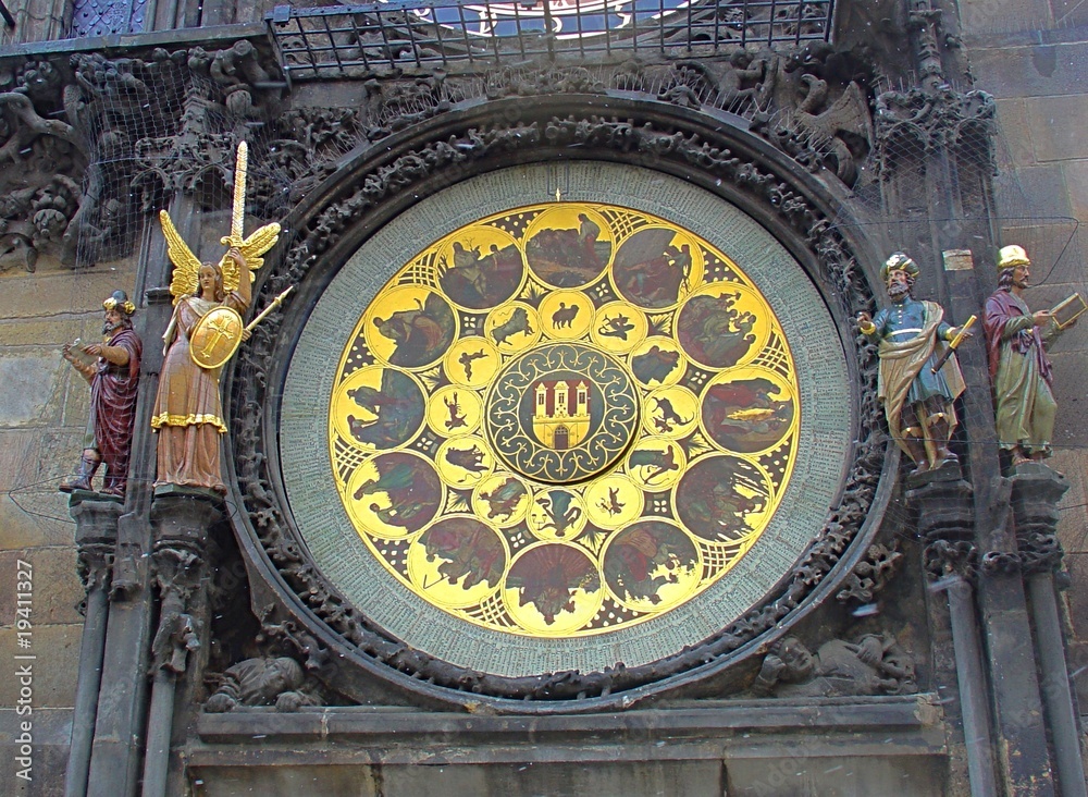 Prague's Famous Astronomical Clock.
