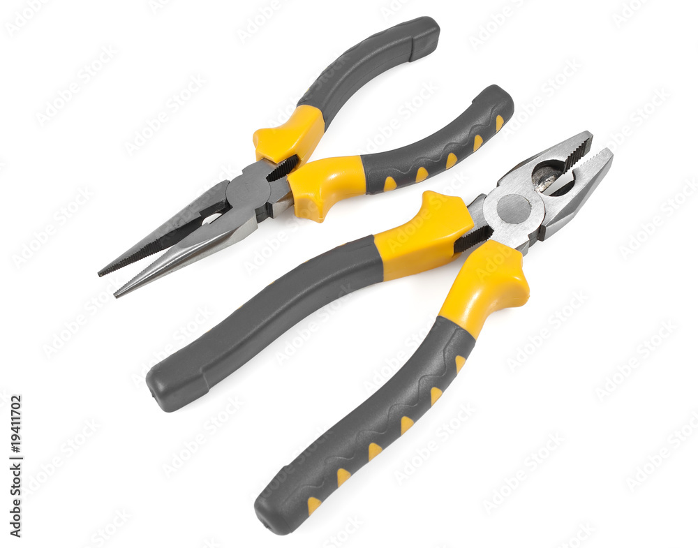 Pliers in a white background Pliers in a white background