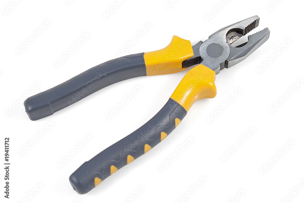 Pliers in a white background Pliers in a white background