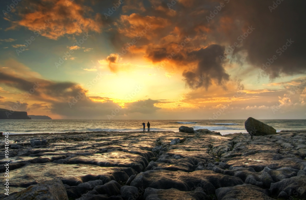 Obraz premium Atlantic sunset