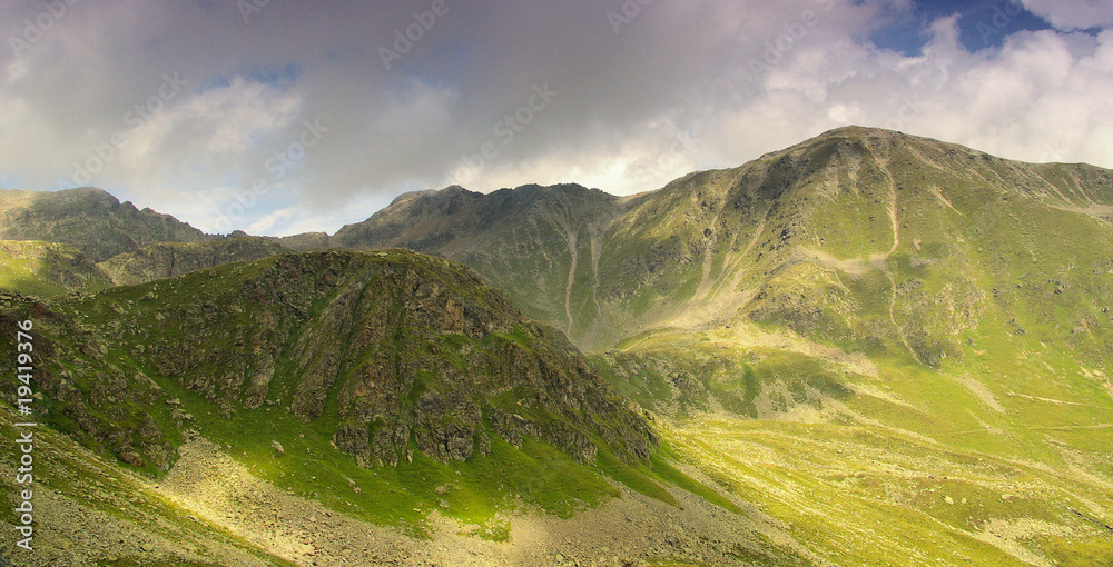 Fototapeta premium Furglerwanderung - hiking to mountain Furgler 26