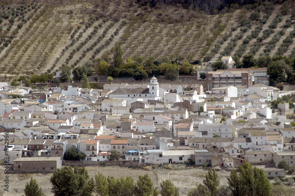 Obraz premium Vista general del municipio de Píñar 06