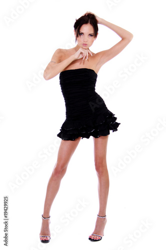 Full length portrait of an attractive woman