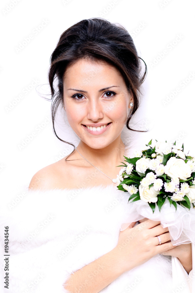 Closeup portrait of an attractive woman Closeup portrait of an attractive woman
