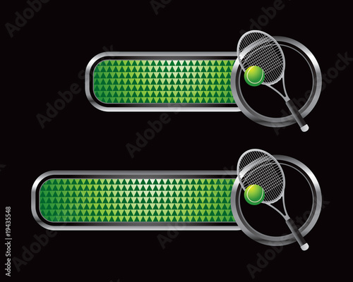 tennis racket green checkered tabs © Russ Allen