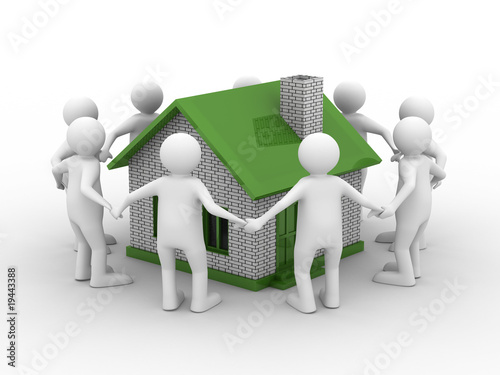 Conceptual image of teamwor...