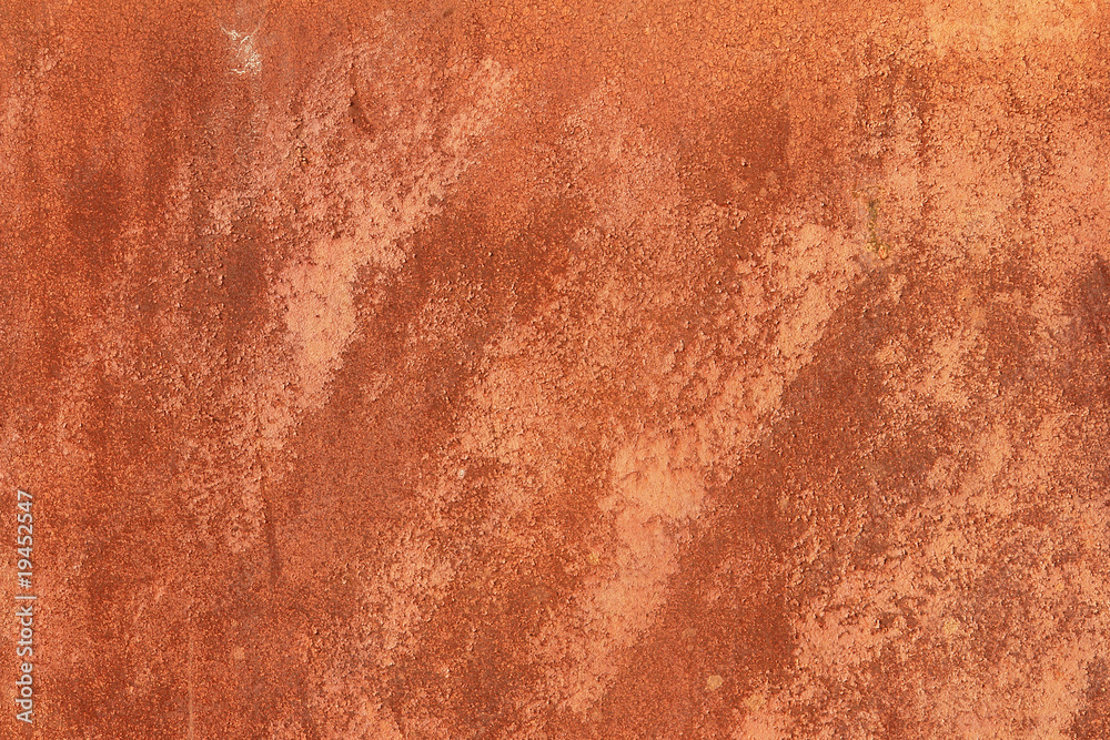 Photo of the texture of rusty painted metal