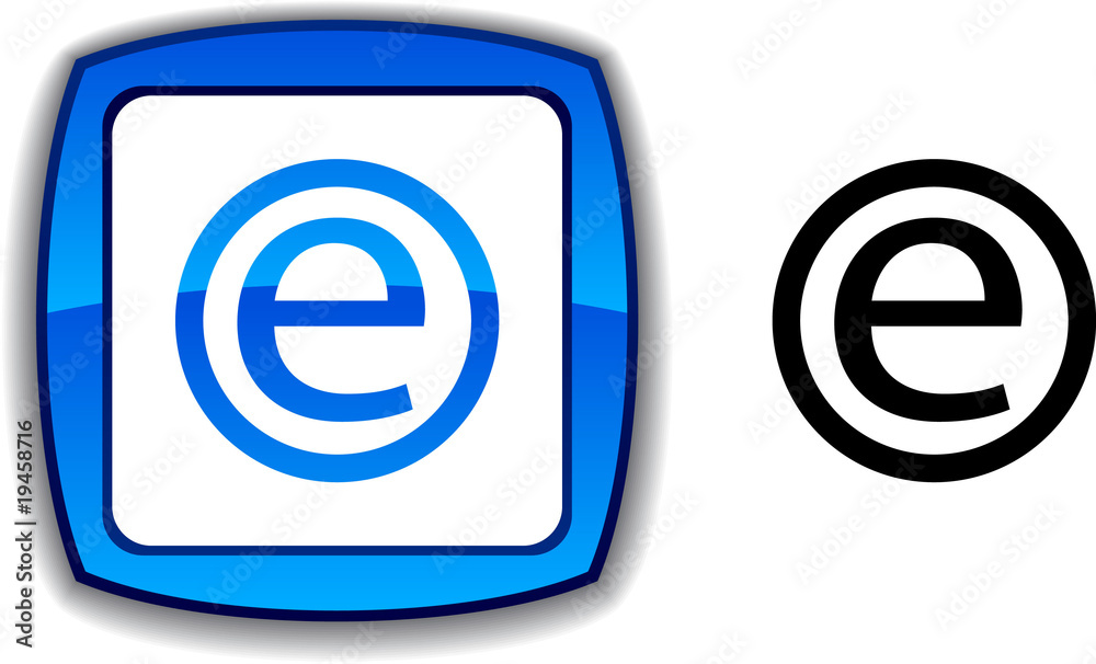Enternet button. Enternet button.