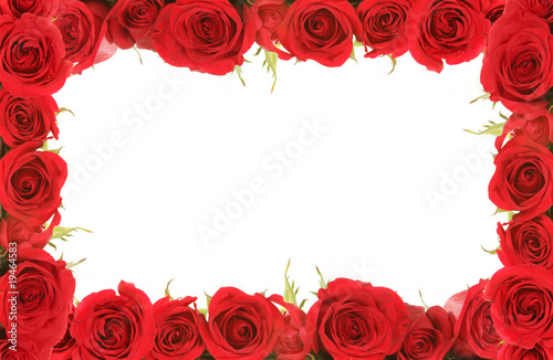 Valentine or Anniversary Red Roses Framed