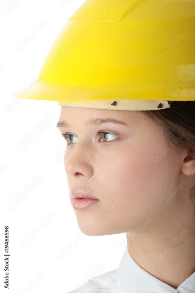 Beautiful female architect Beautiful female architect