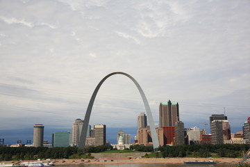 Acrylglasbilder Route 66 St. Louis Skyline - Gateway Arch  © Ffooter