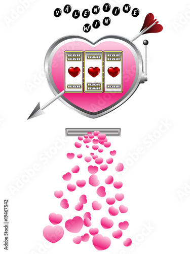 Valentine slot machine