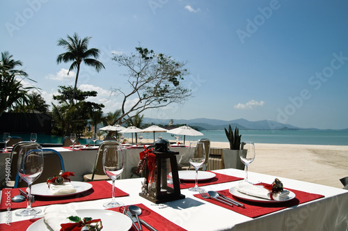 Outdoor cafe