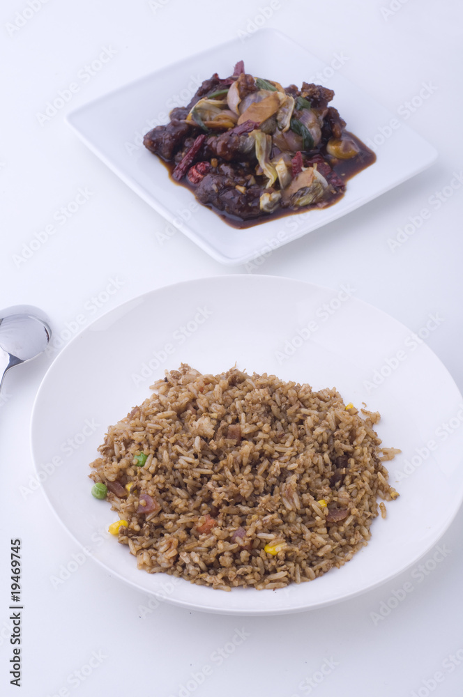 chinese fried rice with friend chili mantis prawn chinese fried rice with friend chili mantis prawn