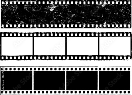 Grunge film strips