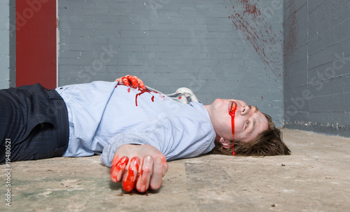 Obraz na plátně Murder victim