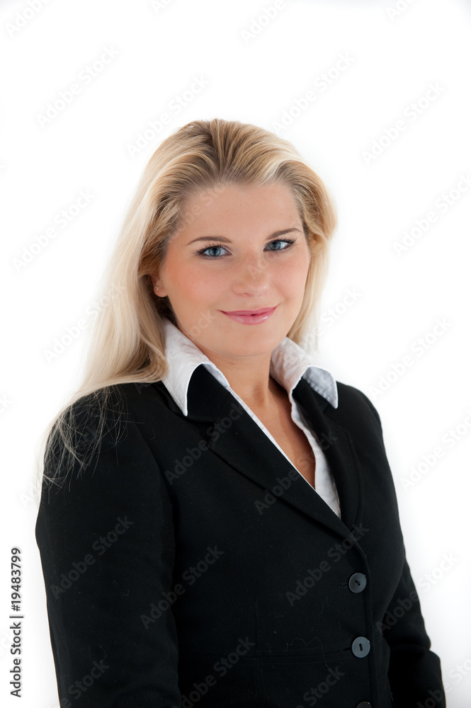 Young beautiful business woman in a suit Young beautiful business woman in a suit