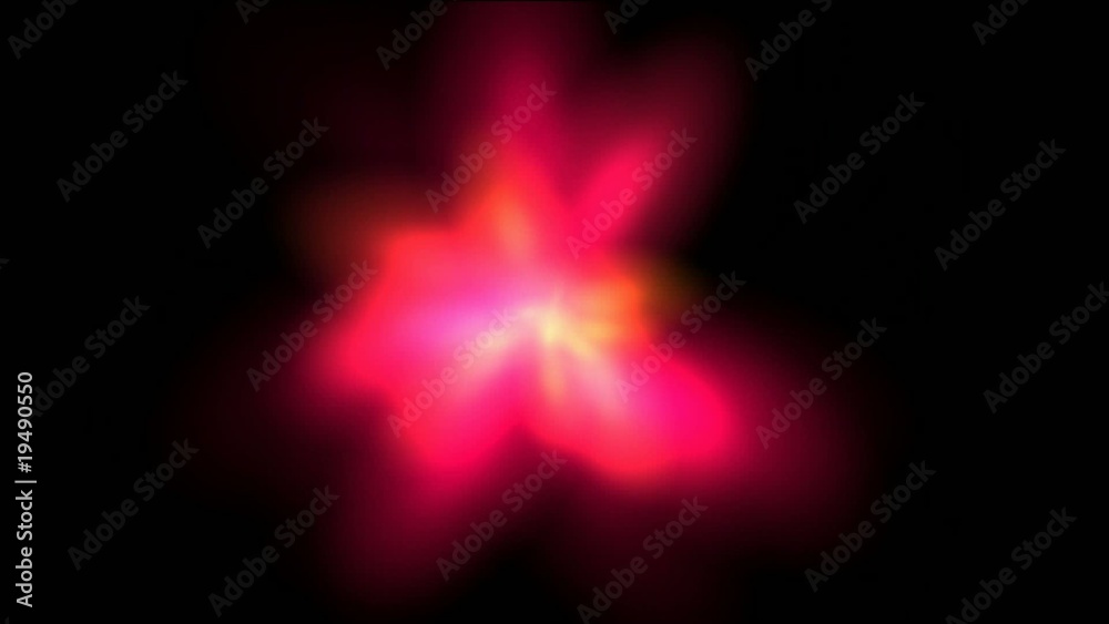 abstract red ray