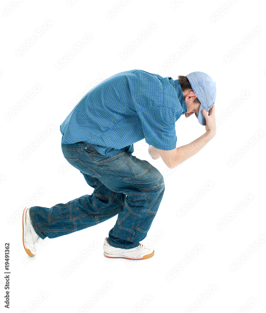 Fototapeta premium hip hop style dancer