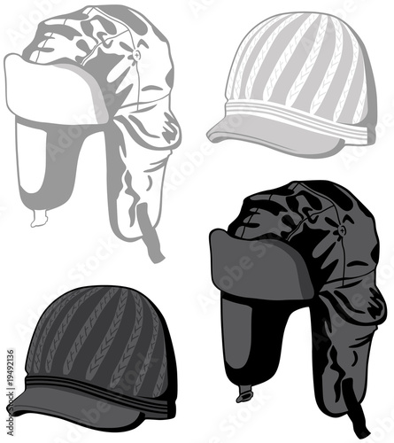 Hats. Vector illustration