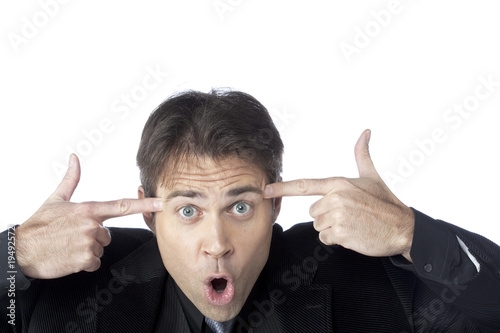 homme d'affaires folie abération photo