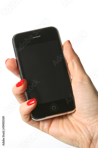 Cell phone in a hand 4