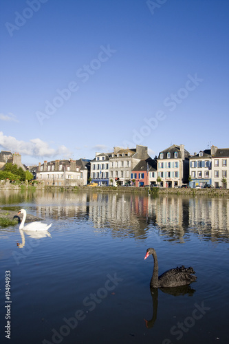 view of the city of landerneau
