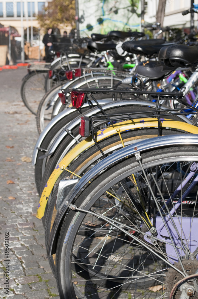 Parking for bicycles