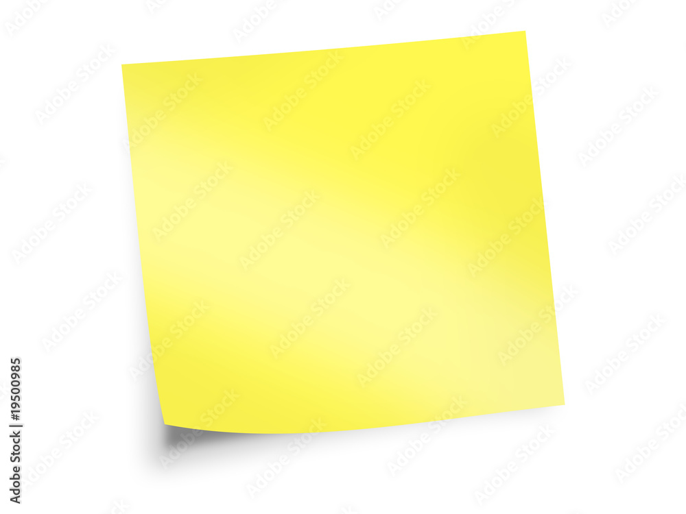 yellow sticky note yellow sticky note