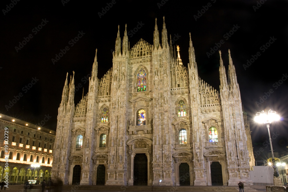 Milan in the night