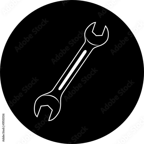 vector icon of spanner