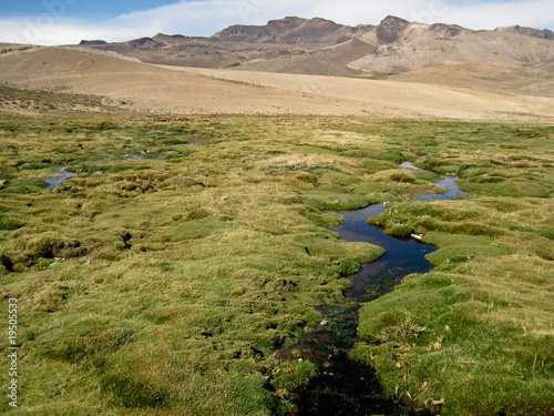 Andenlandschaft in Peru photo