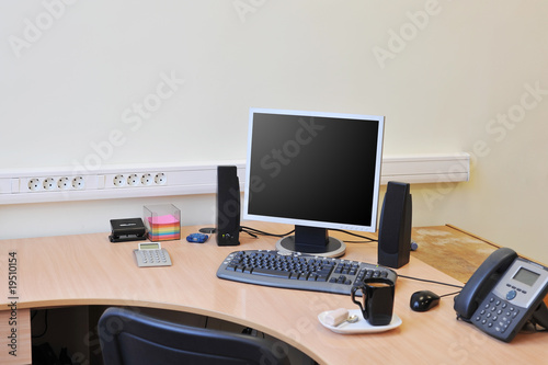 Workplace in office