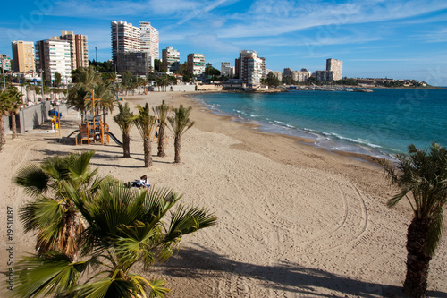 Valokuvatapetti Playa Albufereta