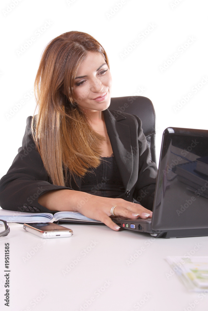 young attractive business woman young attractive business woman