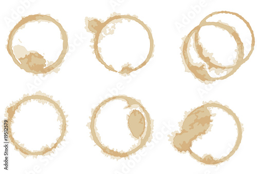 Vector Coffee Stain Collection