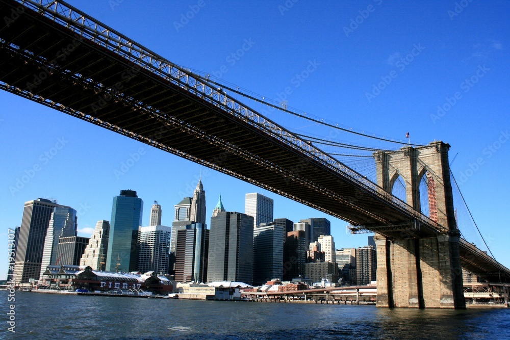 New York Skyline & Brooklyn Bridge
