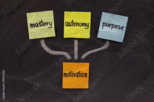mastery, autonomy, purpose - motivation photo