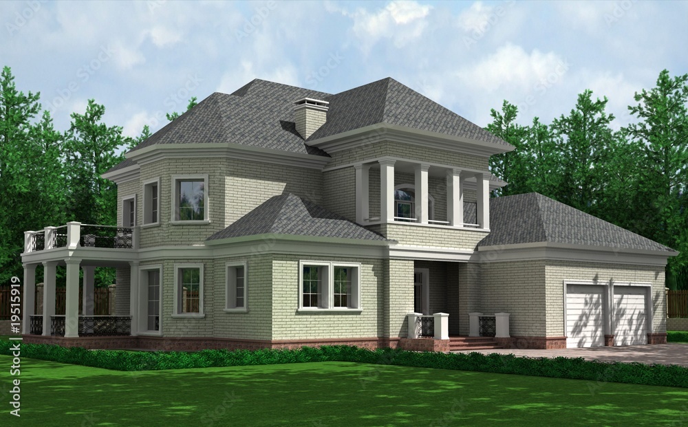 Obraz premium Country house