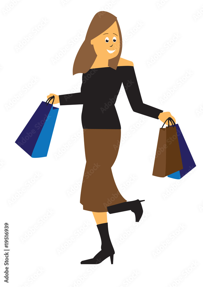 woman shopping 1