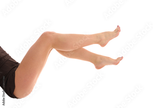 slim woman legs