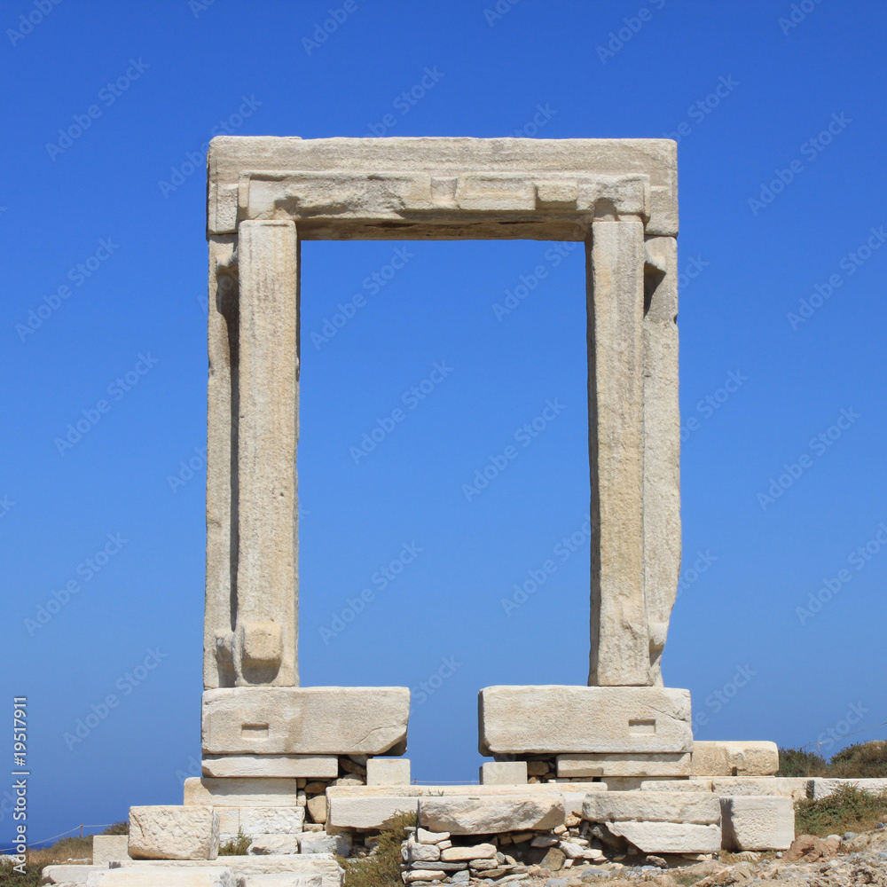 Temple d'Apollon-Palatia à Naxos - Cyclades - Grèce
