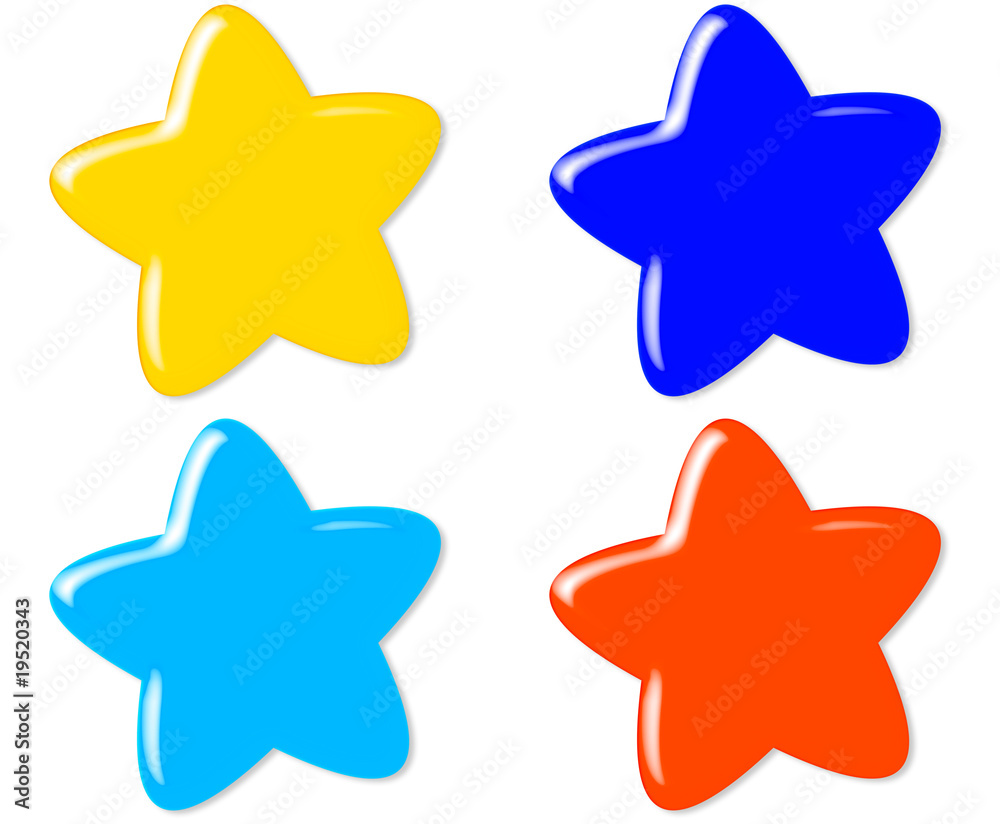 Obraz premium estrelas de goma